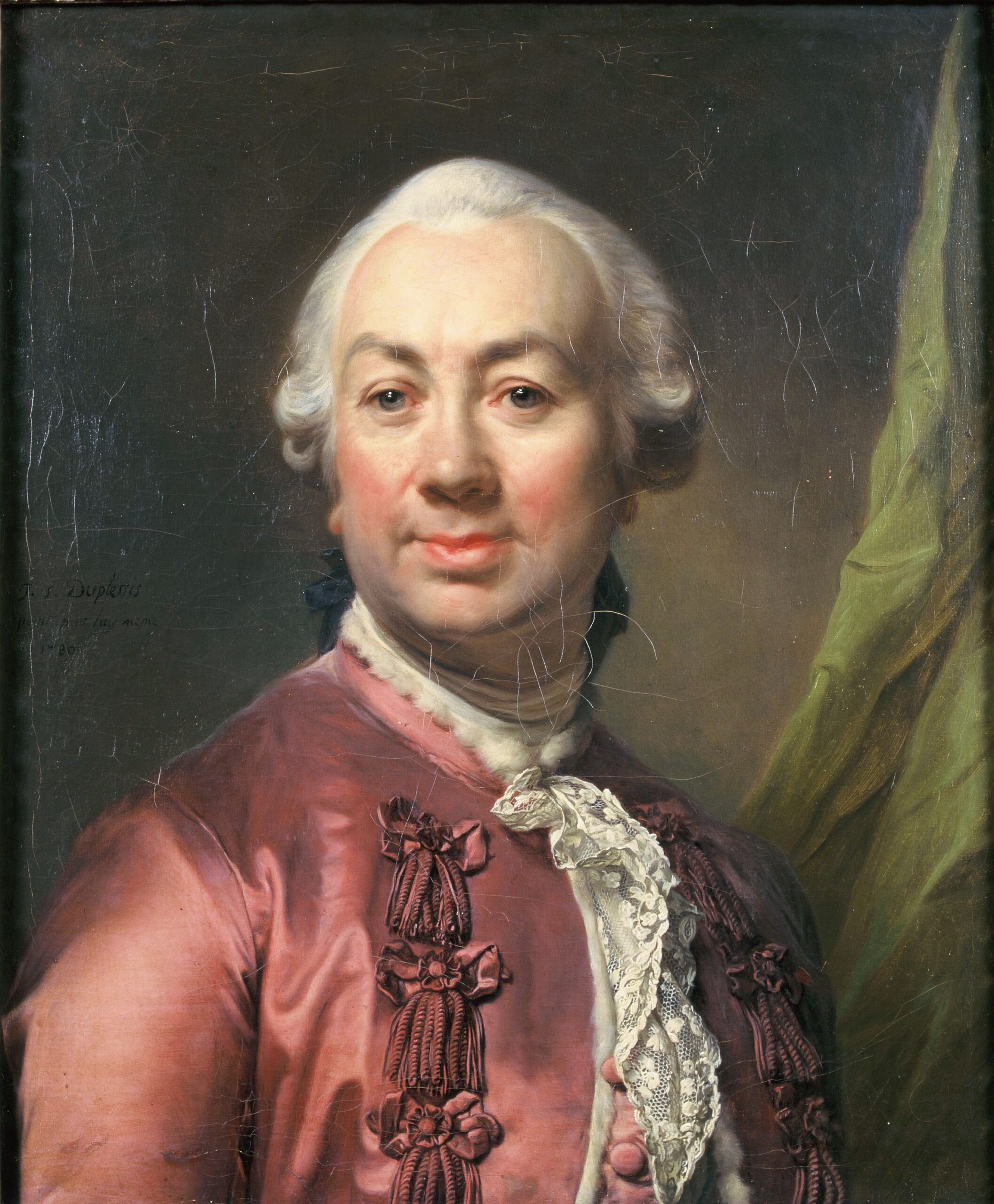 Josepht-Siffred Duplessis (1725-1802), Autoportrait, 1780. Huile sur toile. Carpentras, bibliothèque-musée l'Inguimbertine. © Ville de Carpentras