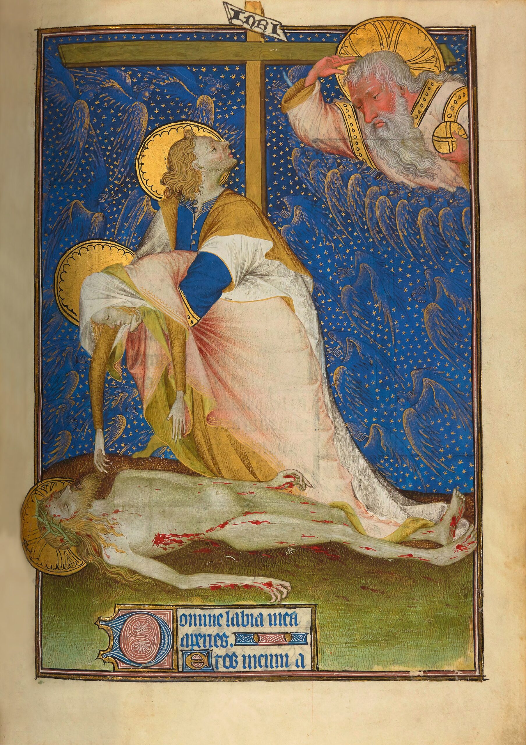 Maître de Rohan et atelier, Heures à l’usage de Paris, dites Grandes Heures de Rohan, Angers (?), vers 1430- 1435. Parchemin, 239 f., 29 x 20 cm. Paris, Bibliothèque nationale de France, département des Manuscrits. Photo service de presse. © Paris, Bibliothèque nationale de France