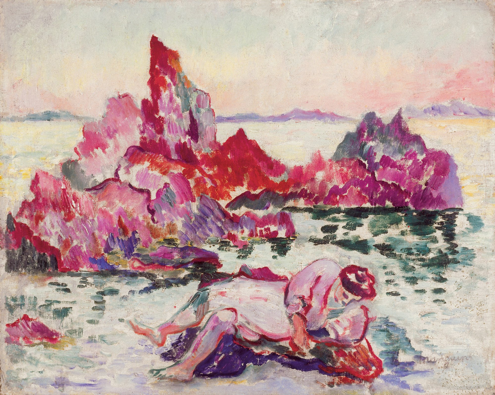 Henri Manguin (1874-1949), La Naïade, Cavalière, 1906. Huile sur toile, 71 x 89 cm. Collection particulière. © Collection particulière