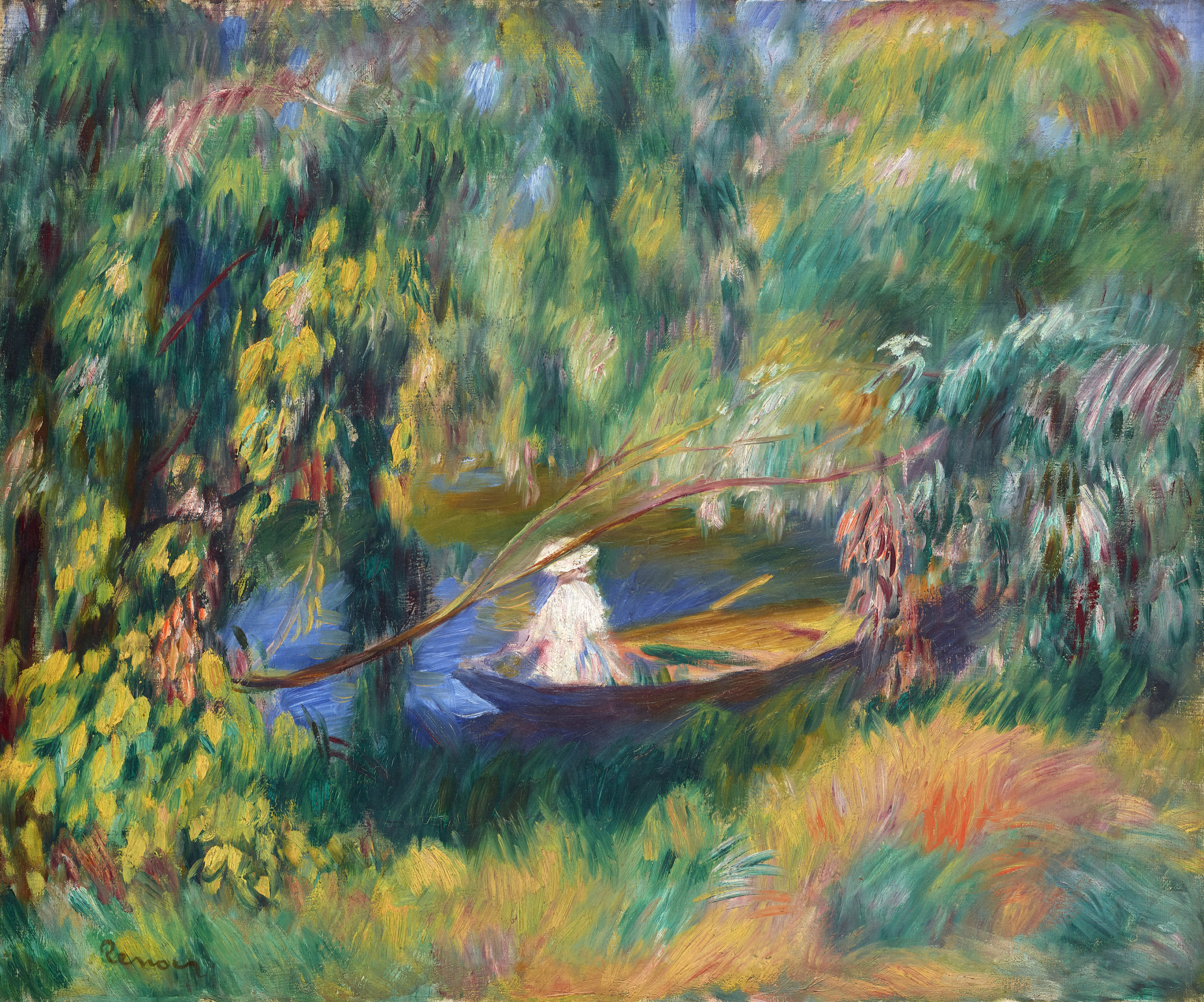 Auguste Renoir (1841-1919), La barque, vers 1878. Huile sur toile, 54,5 x 65,5 cm. Baden, Museum Langmatt. Photo service de presse. © Jean-Pierre Kuhn, SIK-ISEA, Zurich