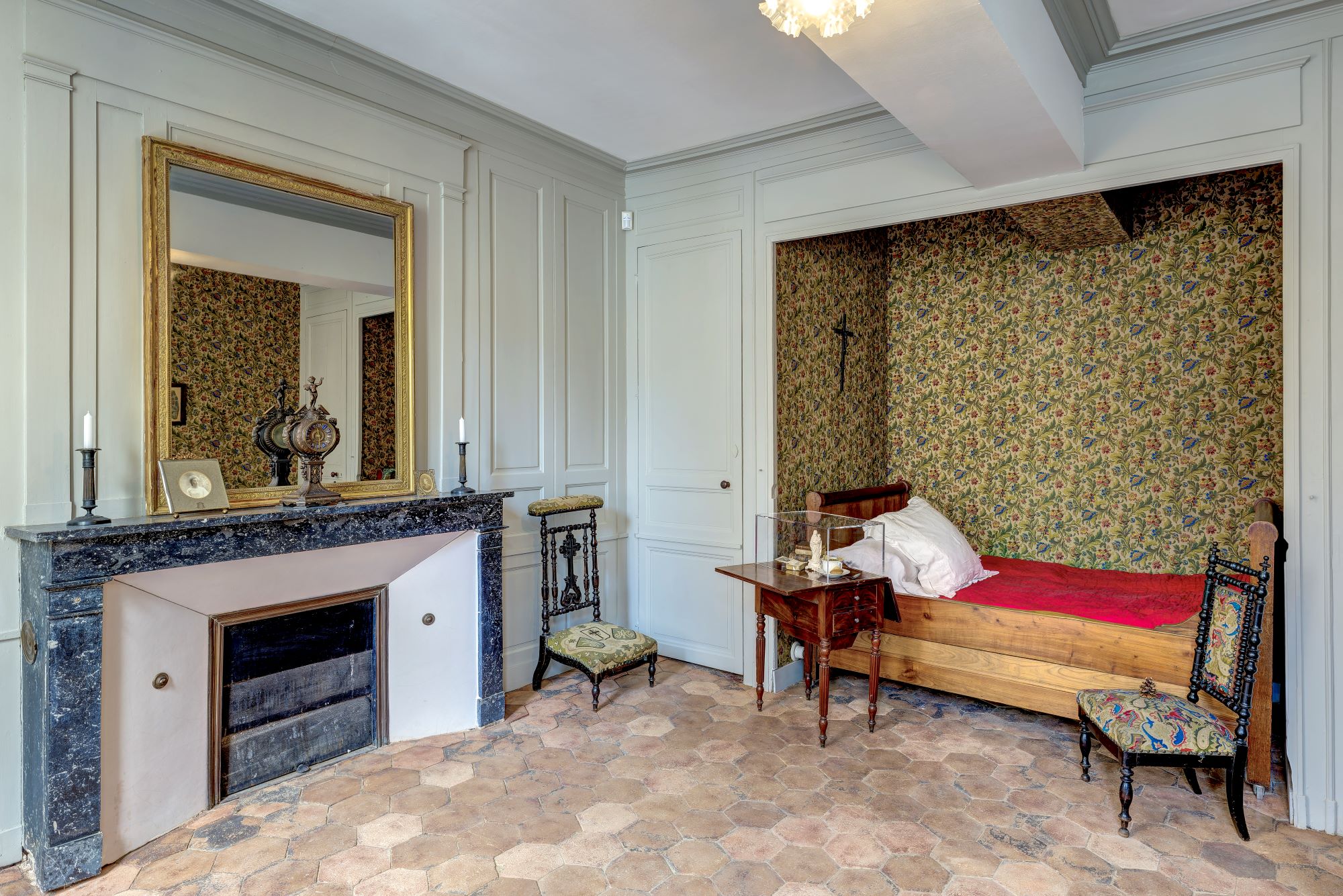 Reconstitution de la chambre de Tante Léonie. © SAMP