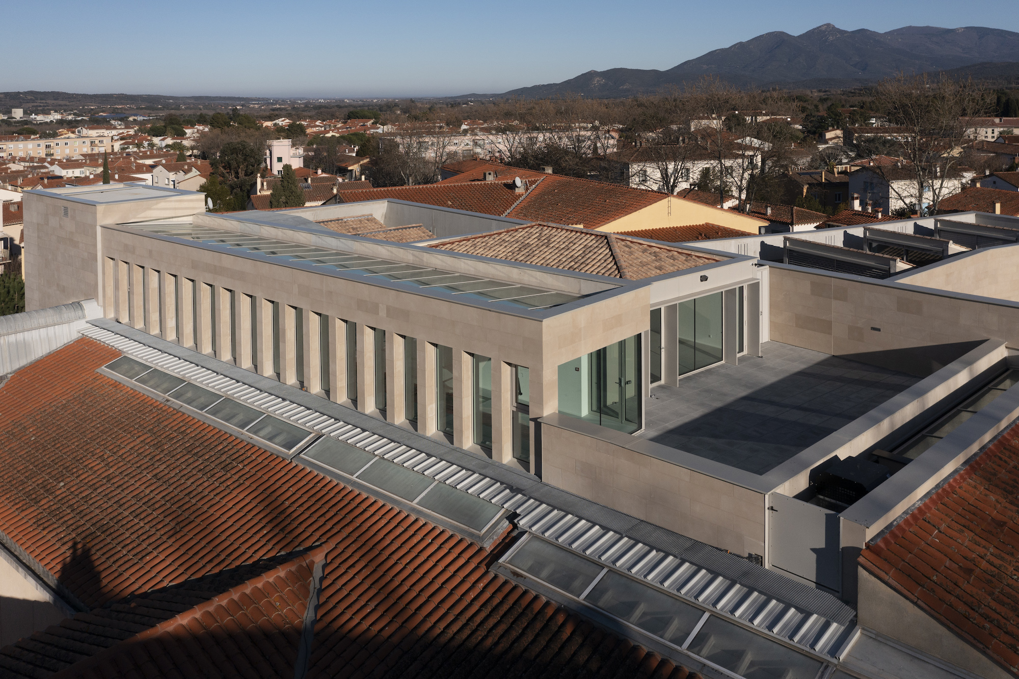 Vue du musée d’art moderne de Céret © Manolo Mylonas