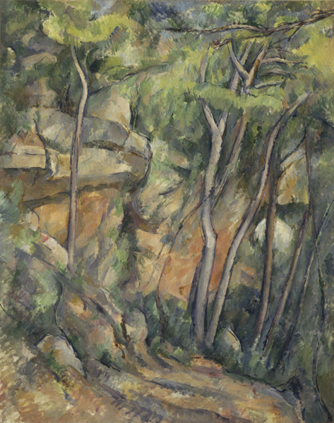 Paul Cézanne (1839-1906), Dans le parc de Château Noir, entre 1898 et 1900. Huile sur toile, 92 x 73 cm. Paris, musée de l'Orangerie. Photo service de presse. © GrandPalaisRmn (musée de l'Orangerie) / Hervé Lewandowski