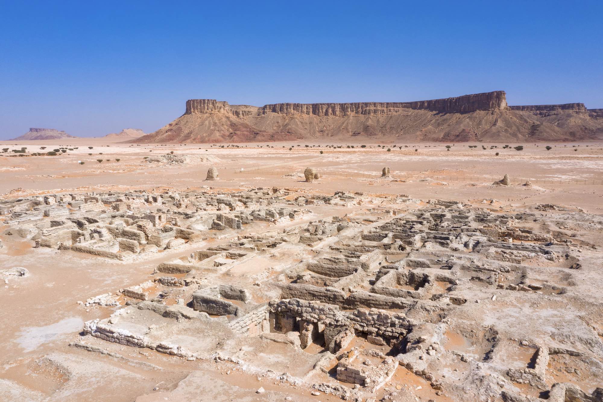 Site d’Al-Faw, vu du nord-est