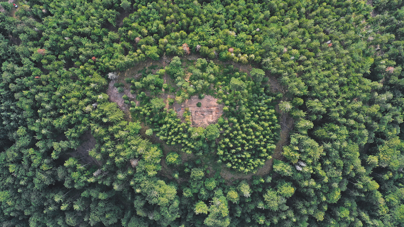 Vue aérienne du site. © Thomas Laurent