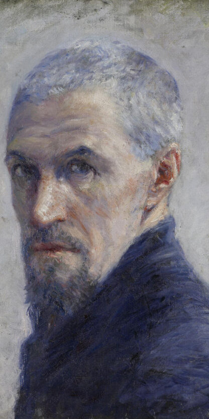 Gustave Caillebotte (1848-1894), Autoportrait (détail), vers 1892. Huile sur toile, 40,5 x 32,5 cm. Paris, musée d’Orsay, acquis avec les fonds d’une donation anonymecanadienne, 1971.