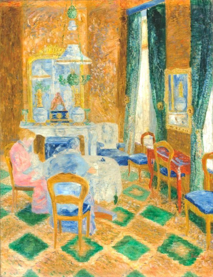 James Ensor (1860-1949), Le Salon bourgeois, vers 1910. Neuss, Clemens Sels Museum. 