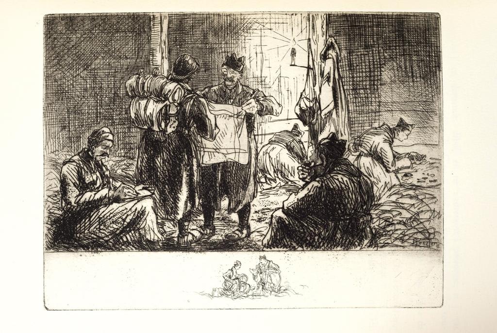 Henri Barbusse, Le Feu (Journal d'une escouade), 86 compositions de Renefer, dont 76 bois gravés par Eugène Dété et 10 eaux-fortes originales hors texte, Paris, Gaston Boutitie, 1918, format in-4° raisin, préface inédite de l’auteur. Tiré à 300 exemplaires et 14 exemplaires hors commerce sur papier japon impérial, japon et chine.