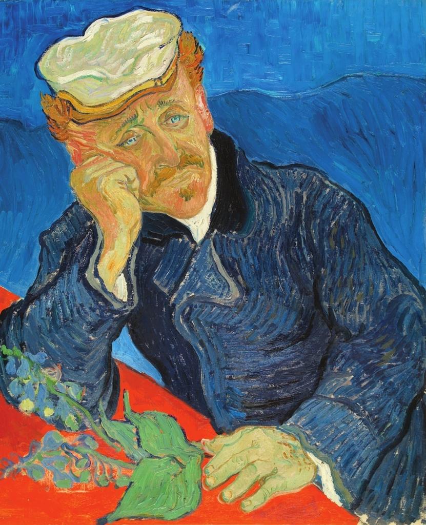 Le docteur Gachet, 1890. Huile sur toile, 68,2 x 57 cm. Paris, musée d’Orsay.