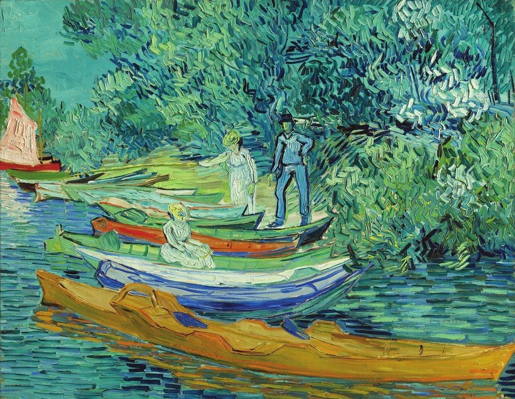 Bords de l’Oise à Auvers-sur-Oise, 1890. Huile sur toile, 71,1 x 93,7 cm. Detroit, Institute of Arts.