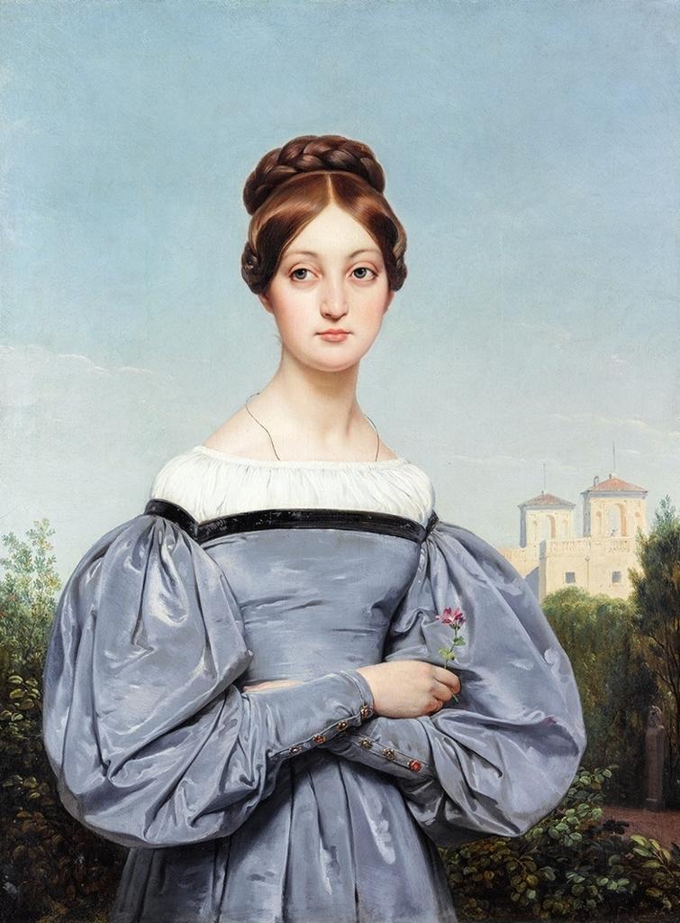 Horace Vernet (1789-1863), Portrait de Louise Vernet, 1830-1831. Huile sur toile, 100 x 74 cm. Paris, musée du Louvre.