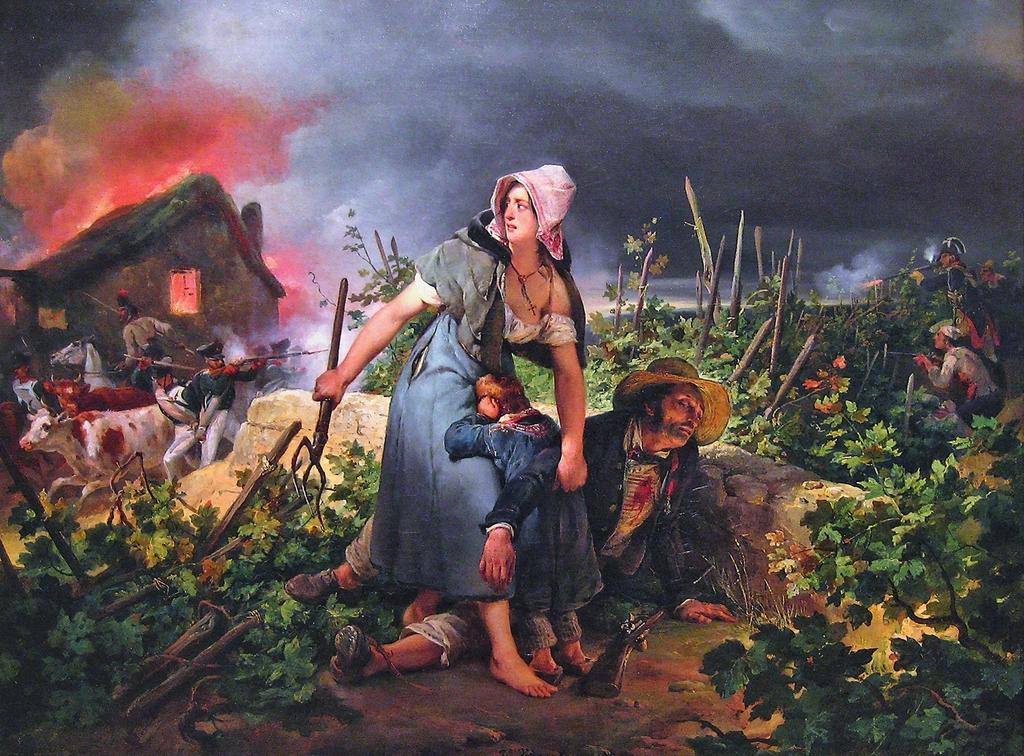 Horace Vernet (1789-1863), Épisode de la campagne de France. Combat entre des paysans français et des Cosaques, 1826. Huile sur toile, 51 x 65 cm. San Francisco, Fine Arts Museums.