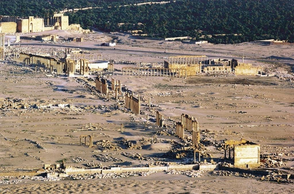 Site de l’ancienne Palmyre, IIe siècle de notre ère. Photo avant 2015.