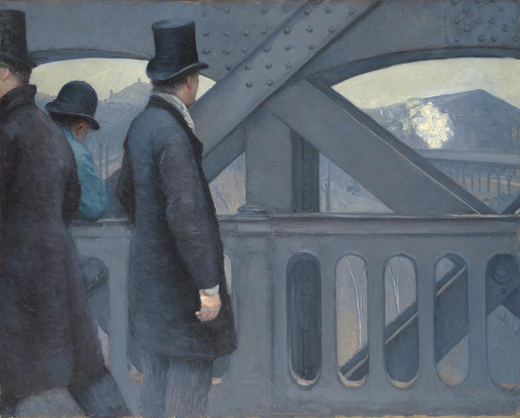 Gustave Caillebotte (1848-1894), Le Pont de l’Europe, vers 1877. Huile sur toile, 105,7 x 130,8 cm. Fort Worth, Kimbell Art Museum.