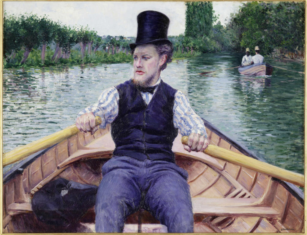 Gustave Caillebotte (1848-1894), Partie de bateau, vers 1877-1878. Huile sur toile, 89,5 x 116,7 cm. Paris, musée d’Orsay, acquis grâce au mécénat exclusif de LVMH, 2022.