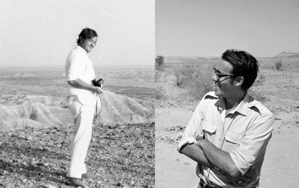 Yves Coppens (à gauche) et Maurice Taieb (à droite). 