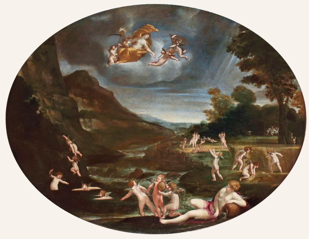 Francesco Albani dit L’Albane (1578-1660), L’été, vers 1640-1645. Huile sur toile, 177 x 230 cm. 