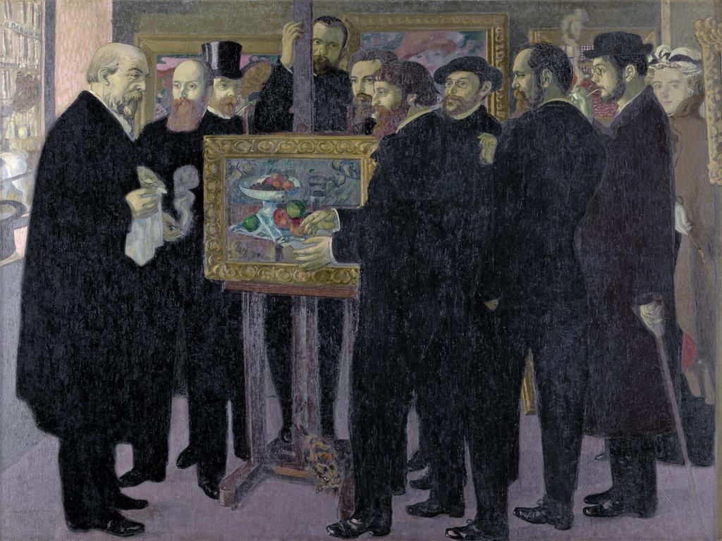 Maurice Denis (1870-1943), Hommage à Cézanne, 1900. Huile  sur toile, 182 x 243,5 cm. Paris, musée d’Orsay. 