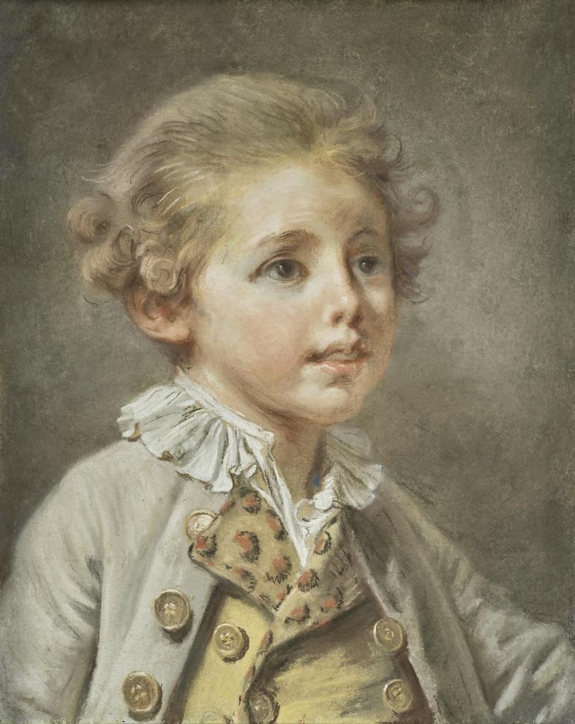 Jean-Baptiste Greuze (1725-1805), Portrait de Marie-François-Denis Thomas, chevalier de Pange (1764-1796). Pastel, 41 x 33 cm. Collection privée. 