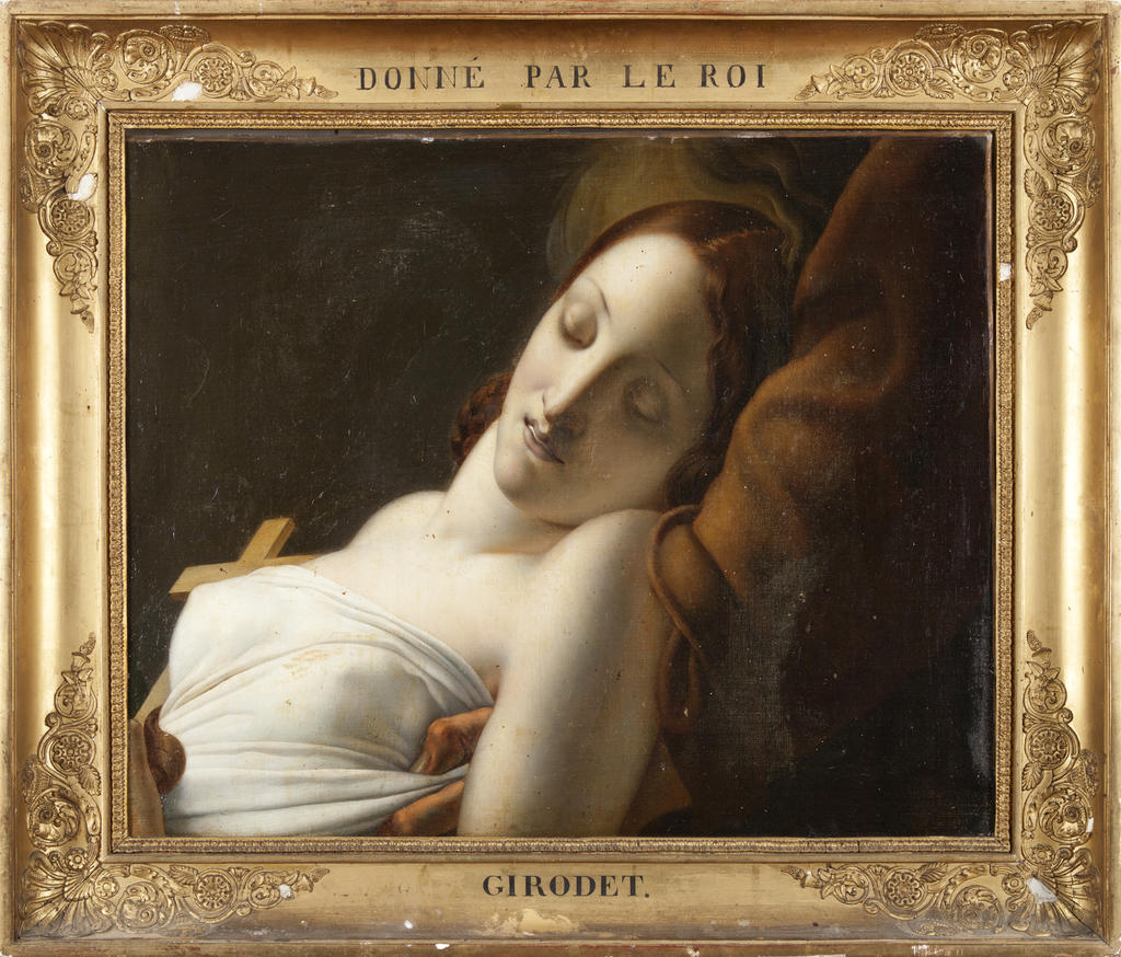 Anne-Louis Girodet-Trioson (1767-1824), Atala, étude pour Atala au tombeau, vers 1808. Huile sur toile, 49 x 60 cm. Châtenay-Malabry, Maison de Chateaubriand – Domaine départemental de la Vallée-aux-Loups.