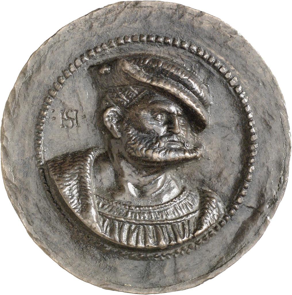 Hans Schwarz, Kunz von der Rosen, 1518. Bronze coulé, diam. 6,4 cm. Berlin, Staatliche Museen zu Berlin, Münzkabinett.