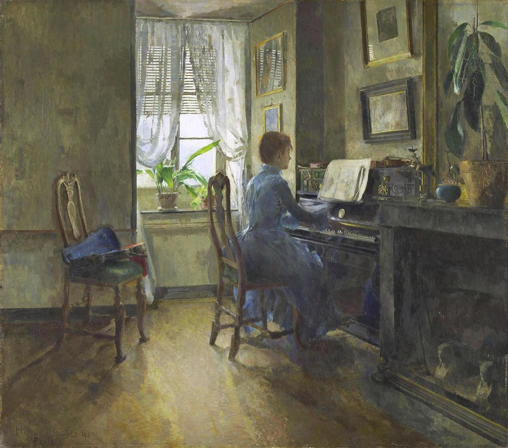 Harriet Backer, Chez moi, 1887. Huile sur toile, 88,7 x 100,4 cm. Oslo, National Museum. 