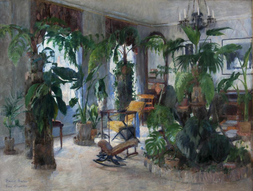 Harriet Backer, Intérieur d’Øvre Nanset, 1885. Huile sur toile, 48 x 59 cm. Oslo, ministère des Affaires étrangères.