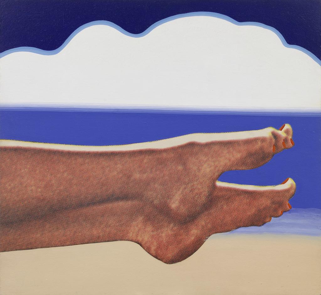 Tom Wesselmann, Little Seascape #3, 1965-1968. Collage acrylique et papier imprimé sur bois, 55,2 x 59,7 cm. New York, The Estate of Tom Wesselmann. 