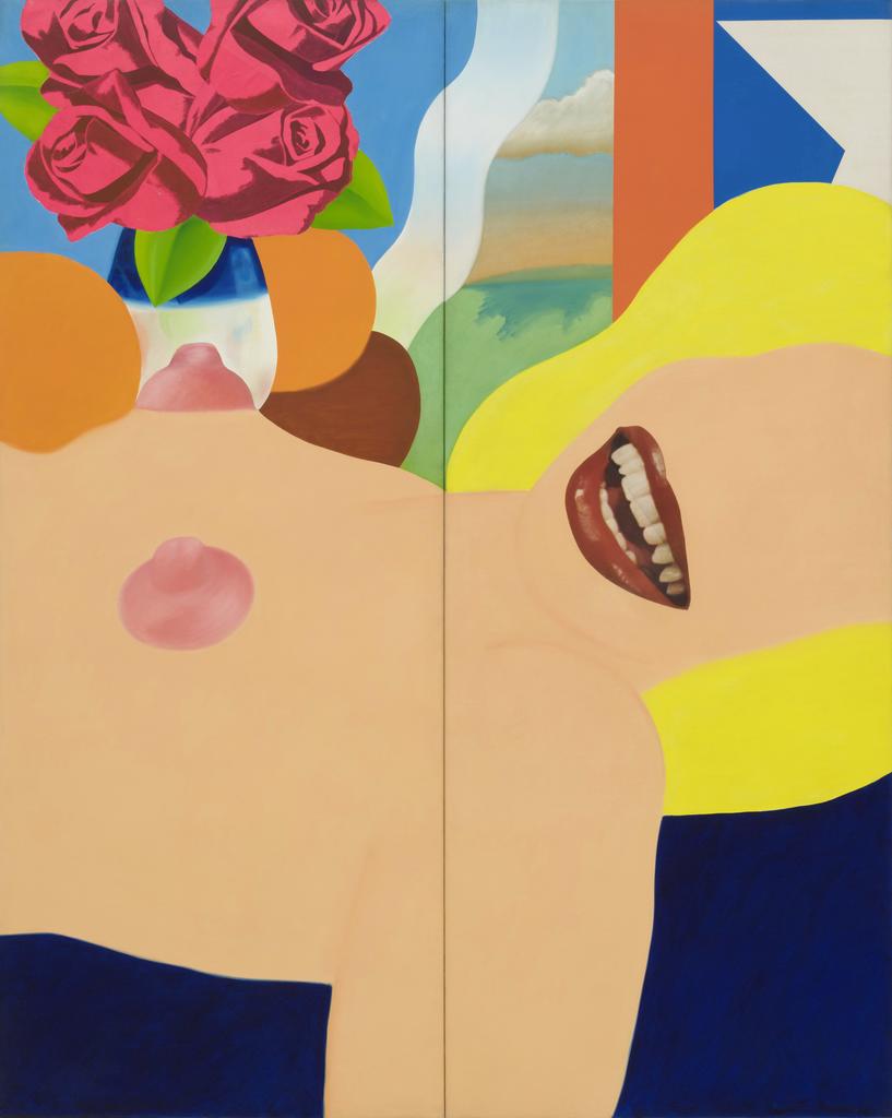 Tom Wesselmann, Great American Nude #53, 1964. Huile et collage sur toile, 304,8 x 243,8 cm. New York, The Estate of Tom Wesselmann.