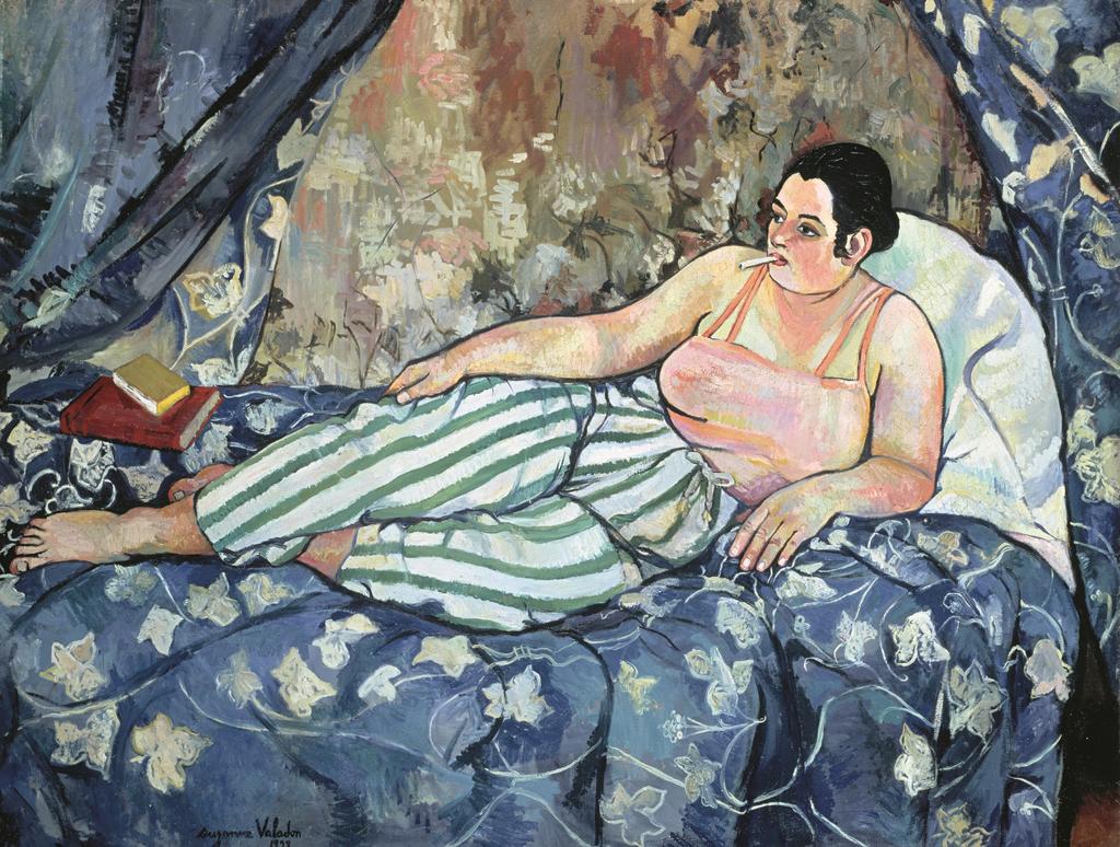 Suzanne Valadon, La Chambre bleue, 1923. Huile sur toile, 90 x 116 cm. Paris, Centre Pompidou, Musée national d’art moderne, en dépôt au musée des Beaux-Arts de Limoges.