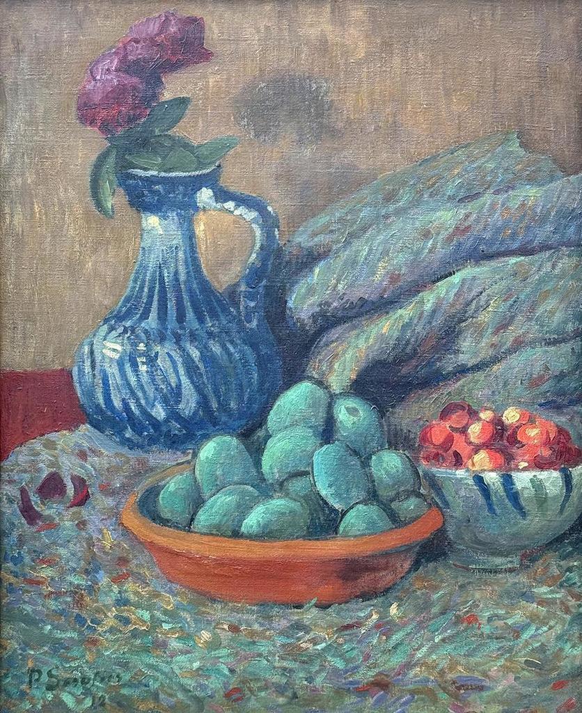 Paul Sérusier (1864-1927), Les Amandes vertes, 1912. Huile sur toile, 60 x 48,5 cm. Vente Brest, Thierry-Lannon & Associés, 7 décembre 2024. Estimé : 40 000/60 000 € Adjugé : 102 500 € (frais inclus).