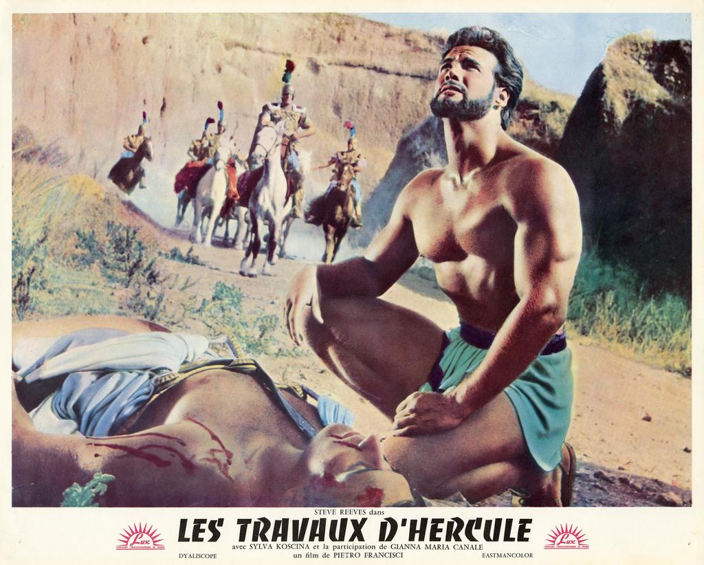 Affiche des Travaux d’Hercule de Pietro Francisci.