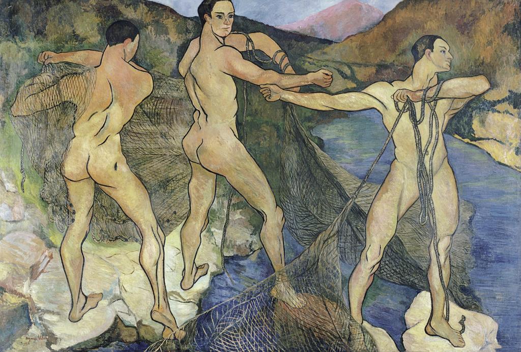 Suzanne Valadon, Le Lancement du filet, 1914. Huile sur toile, 201 x 301 cm. Paris, Centre Pompidou, Musée national d’art moderne, en dépôt au musée des Beaux-Arts de Nancy.