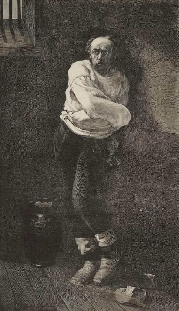 André Gill (gravé par Henri Meyer), Le Fou, 1882. Gravure sur bois, 33,4 x 19,7 cm. Paris, musée Carnavalet – Histoire de Paris.