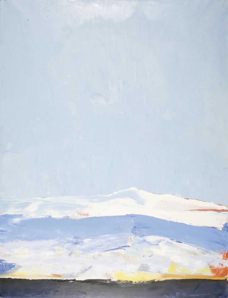 Nicolas de Staël (1914-1955), Paysage, Antibes, 1955. Huile sur toile, 116 x 89 cm. Le Havre, musée d’art moderne André Malraux, collection Édouard Senn, donation Hélène Senn-Foulds, 2009. 