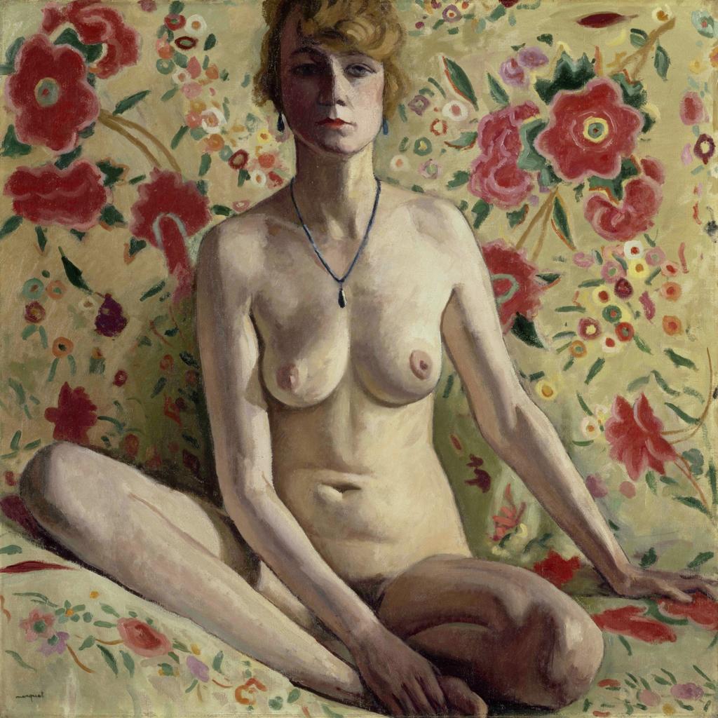 Albert Marquet (1875-1947), Femme blonde, 1919. Huile sur toile, 98,5 x 98,5 cm. Paris, Centre Pompidou, MNAM/CCI, don Olivier Senn au musée du Luxembourg, 1939. 