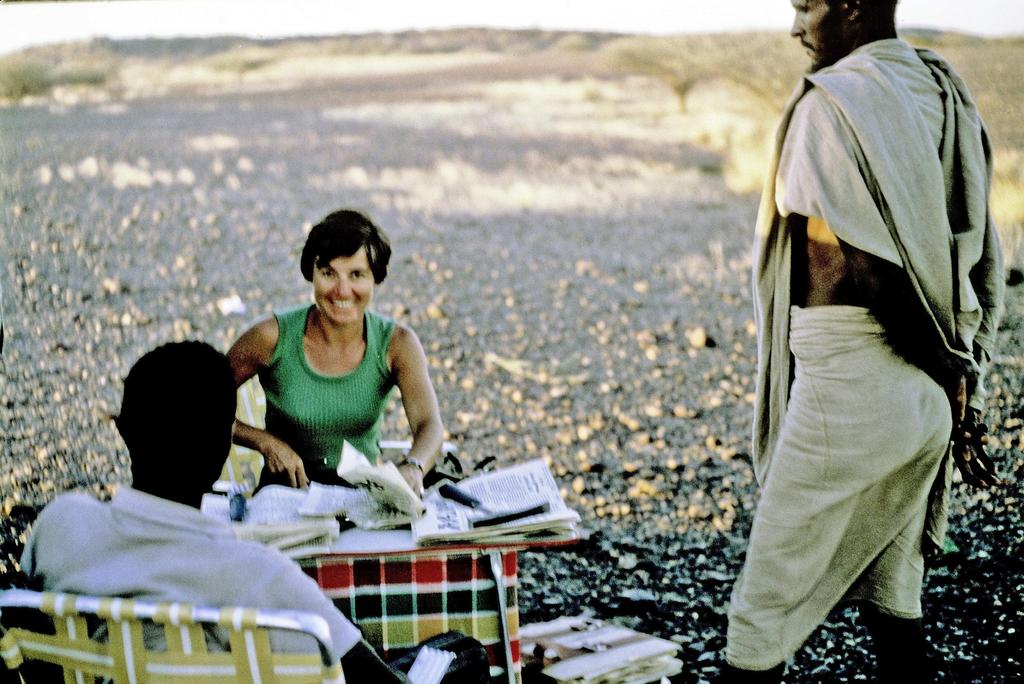 Afar Ledi, 1968, avec Raymonde Bonnefille. 