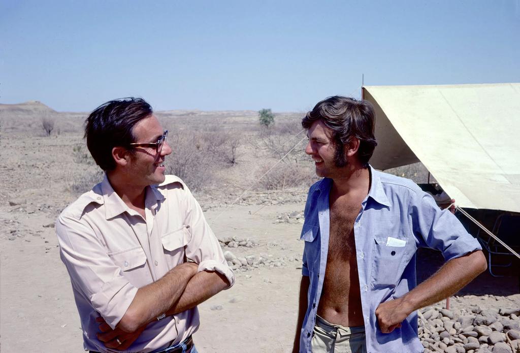 Donald Johanson et Maurice Taieb en 1974.