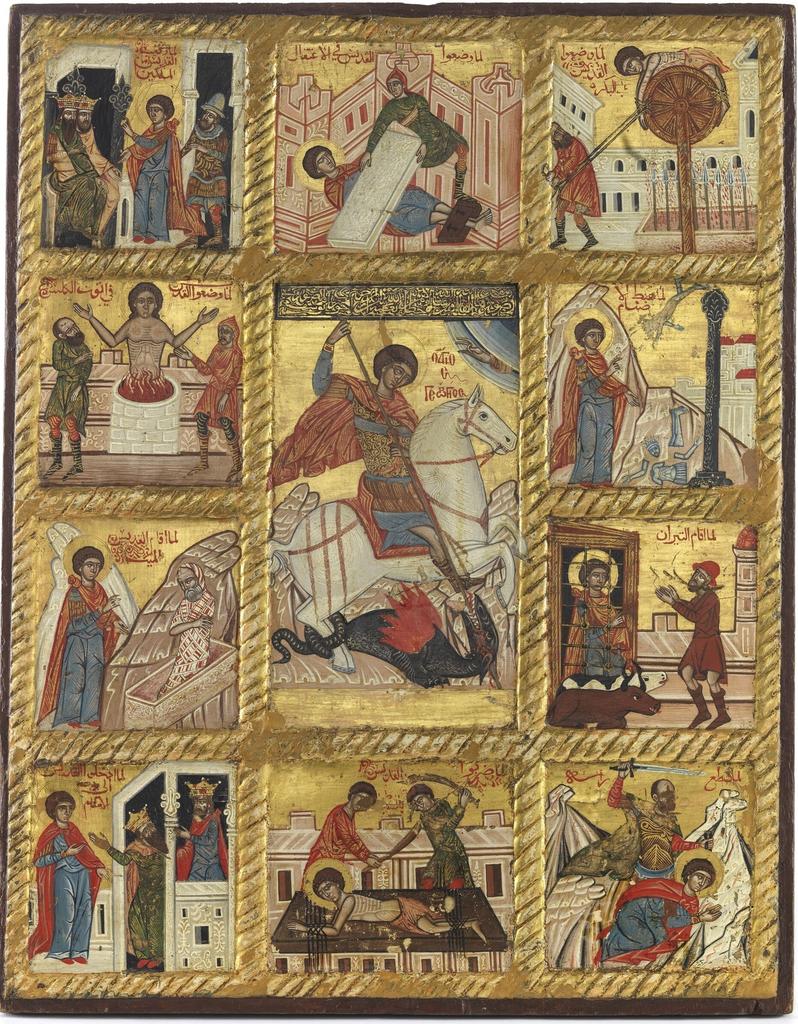 Prêtre Stylianos le Crétois, Triptyque, Grèce, vers 1500. 40 x 62 cm. Paris,  département des Arts de Byzance et des Chrétientés d’Orient du musée du Louvre.