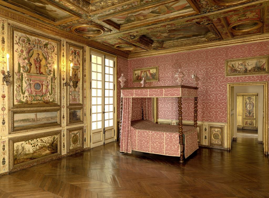 Chambre de la maréchale de La Meilleraye, milieu du XVIIe siècle.