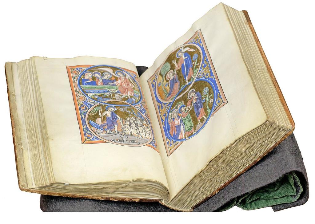 Psalterium, dit « Psautier de Saint Louis et de Blanche de Castille », Paris, vers 1230. Manuscrit enluminé sur parchemin. Paris, Bibliothèque nationale de France.