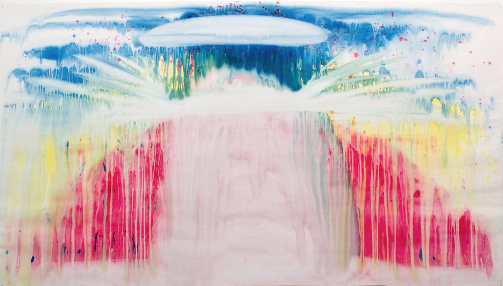 Miriam Cahn (née en 1949), Bombe atomique, 4 mars 1991. Aquarelle sur papier. 