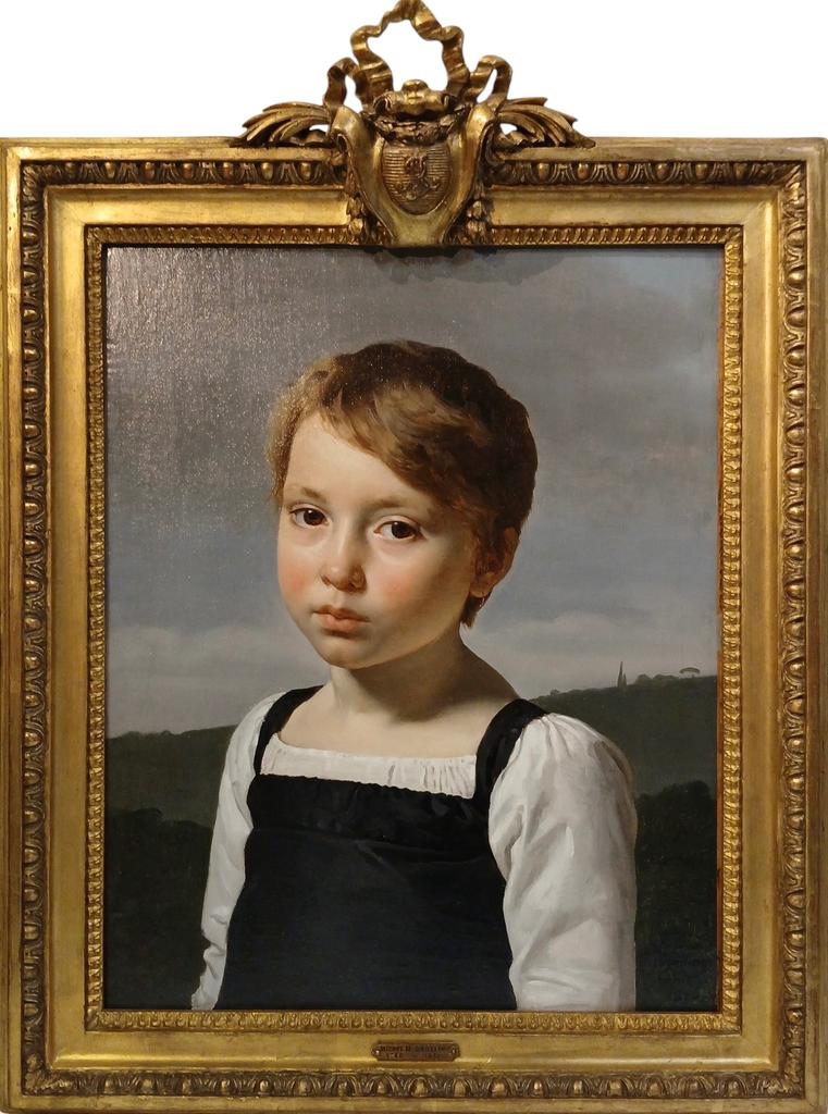 Michel Martin Drölling (1786-1851), Portrait de Caroline Hayard, 1816. Huile sur toile, 46,5 x 37 cm. Paris, département des Peintures du musée du Louvre.