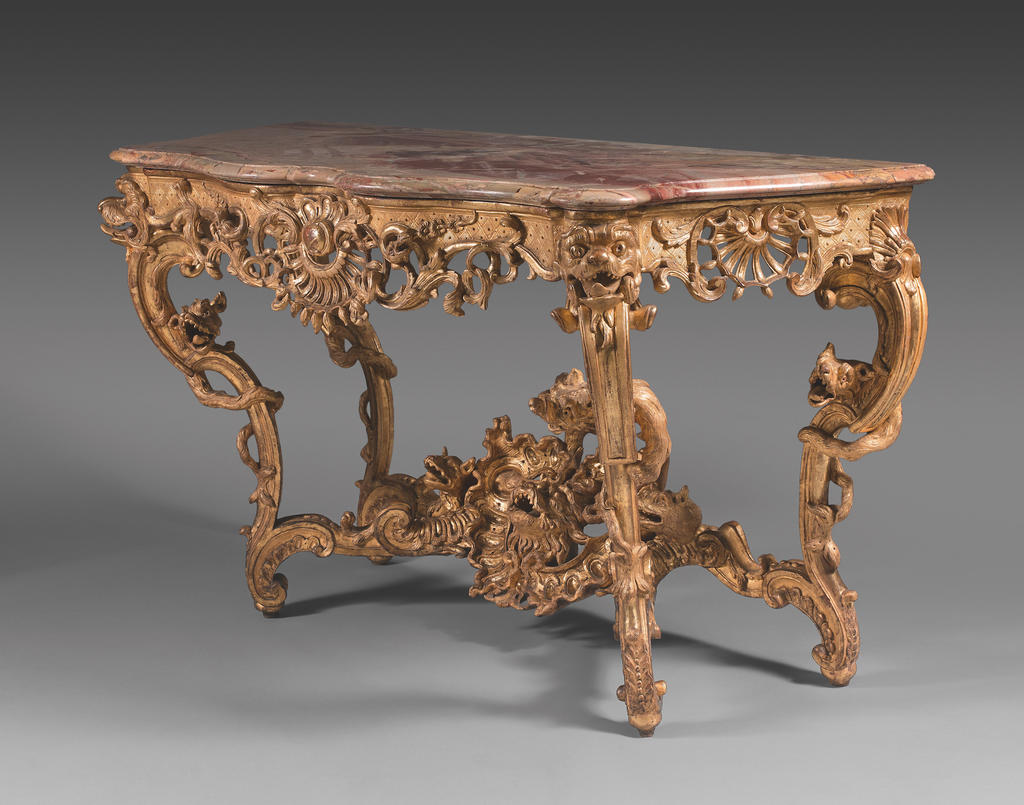 Console aux chimères attribuée à François Roumier (1701-1748), Paris, vers 1720. Collection privée. 