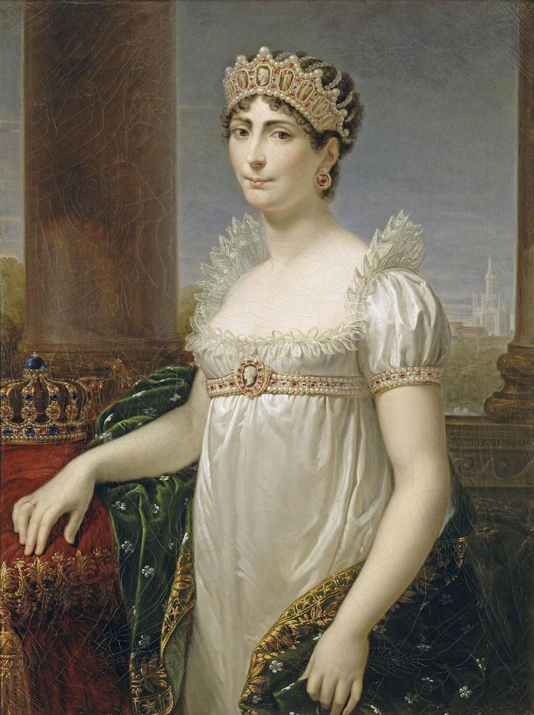 Andrea Appiani (1754-1817), Portrait de trois-quarts de Joséphine en reine d’Italie, 1807. Huile sur toile, 98,5 x 74 cm. Rueil-Malmaison, musée national des châteaux de Malmaison et de Bois-Préau. 