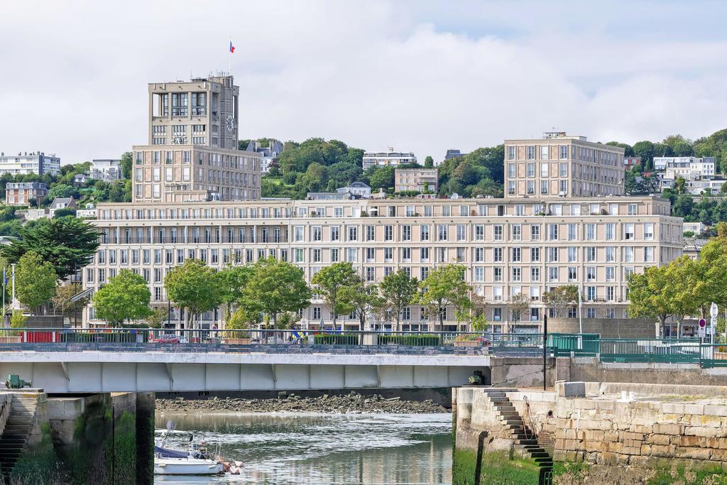 Le centre-ville du Havre reconstruit après la Seconde Guerre mondiale. 