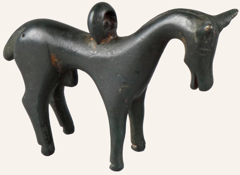 Ier siècle avant notre ère, Saint-Jean-Saint-Maurice-sur-Loire, oppidum de Jœuvres, 4,6 x 6,5 x 1,4 cm.