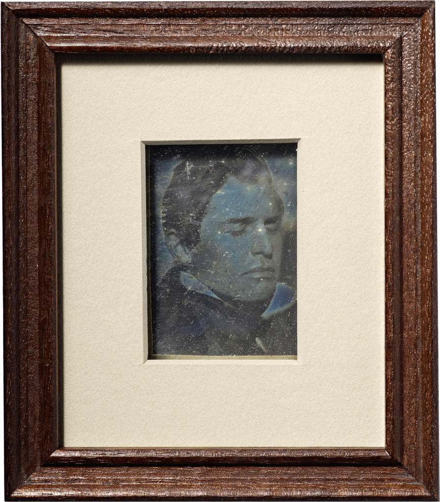 Henry Fitz Jr. (1808-1863), Autoportrait, 1840. Daguerréotype, 12 x 15 cm (avec cadre). Washington, Smithsonian National Museum of American History.
