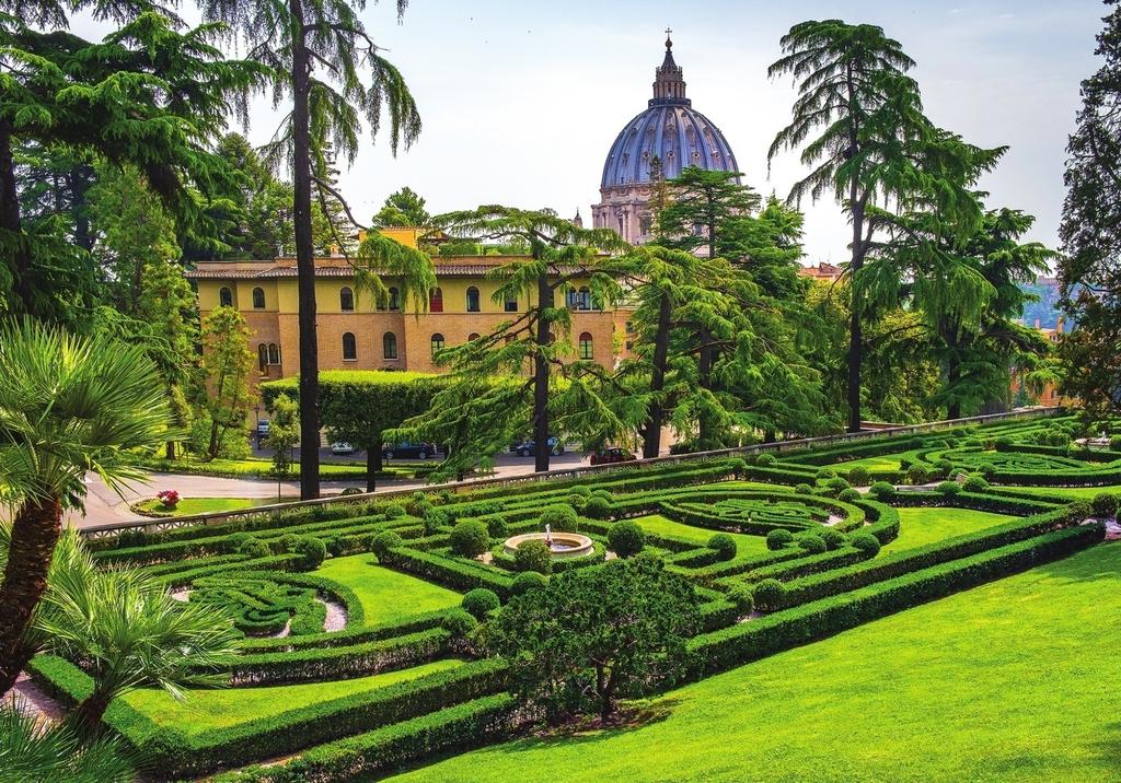 Les jardins du Vatican.