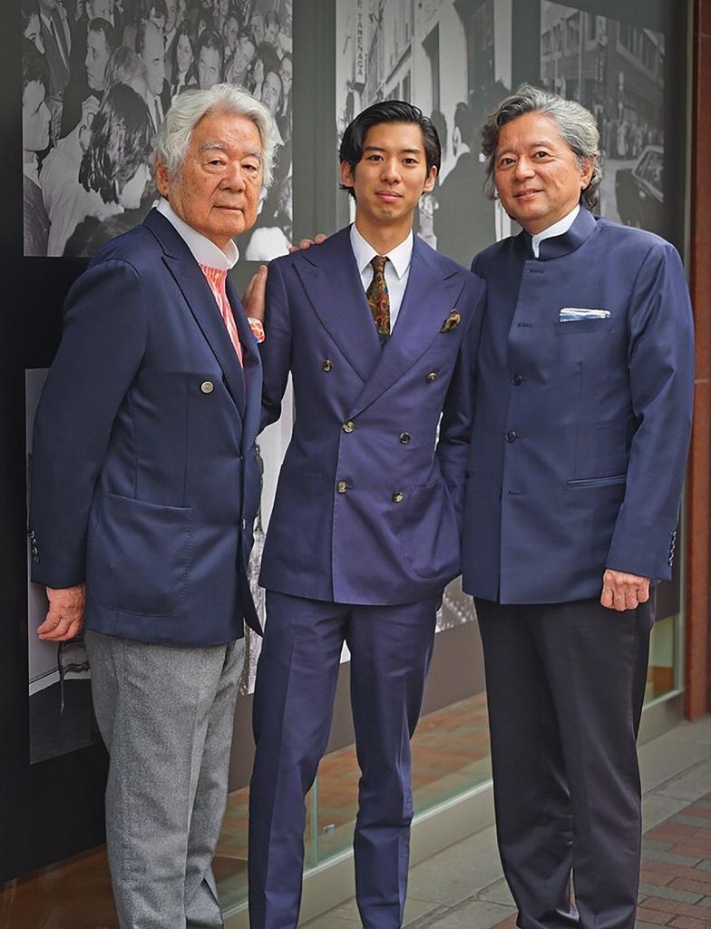 Kiyoshi, Kiyomaru et Tsugu Taménaga à Tokyo en 2019.